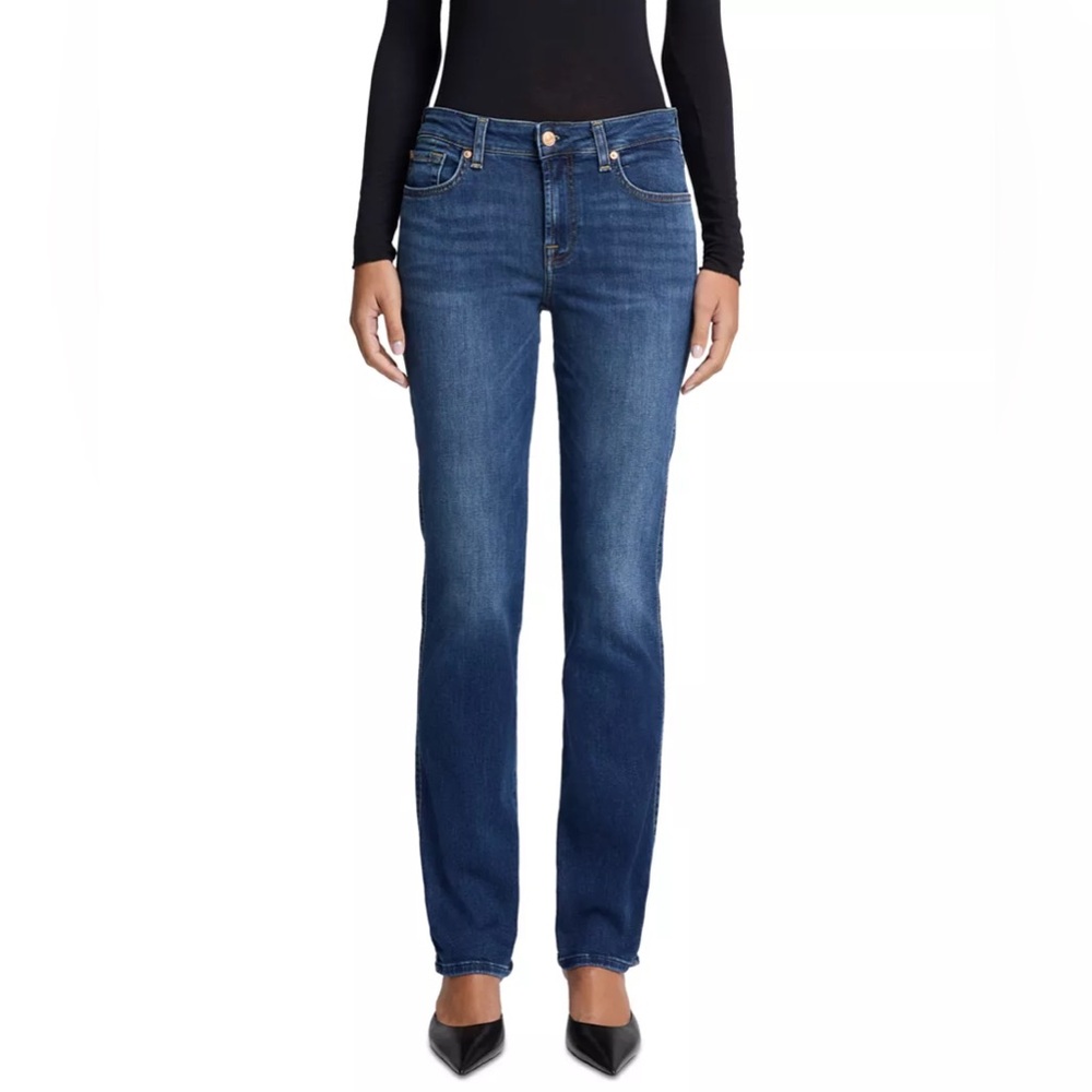 7 For All Mankind Kimmie Straight Leg Jeans – Size 32